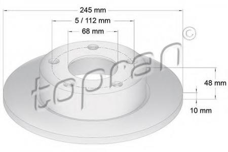    (245X10 MM) / AUDI A-4 109525755