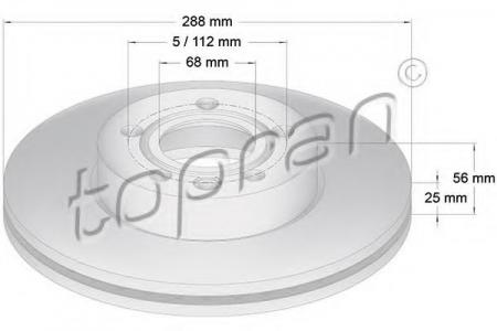   FORD GALAXY 95-06/SEAT ALHAMBRA 96-10/VW SHARAN 95- .D=288 107628755