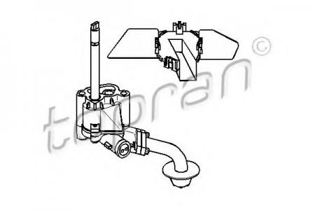 МАСЛЯНЫЙ НАСОС ДЛЯ VW GOLF I/GOLF II/JETTA 1.6D/1.6TD 101443876