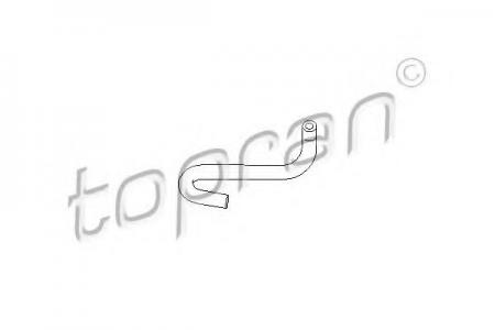 ПАТРУБОК AUDI: 100 82-90, 80 78-86  VW: GOLF II 83-92, JETTA II 84-92, PASSAT 80-88, PASSAT VARIANT 80-89 107 381 586