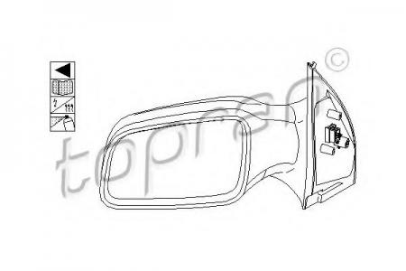 MIRROR OUTER 205 913 466