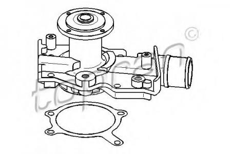 ВОДЯНАЯ ПОМПА (НАСОС) ДЛЯ FORD ESCORT V-VII 1.6 / 1.8 02 / 92-02 / 99 / FIESTA III 1.6 / 1.8 02 / 92-12 / 95 300248755