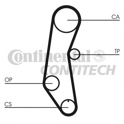   117X150 FIAT 127 -88 CONTITECH (117R150) CT650