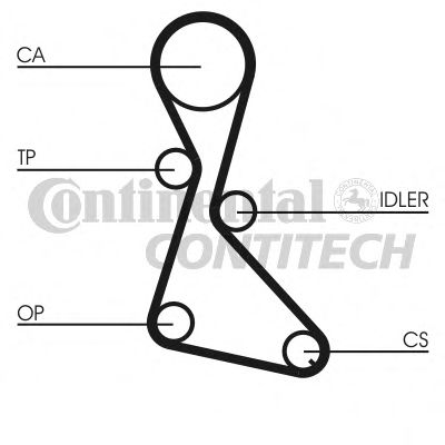    RENAULT LAGUNA/CLIO/R19/R21 1.7/1.8 88-01 CT684K1