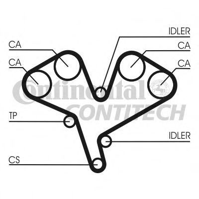   OPEL OMEGA/VECTRA/SINTRA 2.5/3.0 93-99 CT884K1