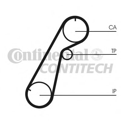 РЕМЕНЬ ГРМ MAZDA MPV 2.5D/TD 12V Z=10130 96> CT1020