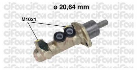 ГЛАВН. ТОРМ. ЦИЛ. FIAT MULTIPLA 1.6I/1.9JTD 99> ABS 202-340