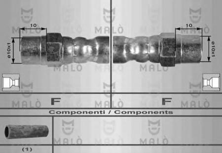 ШЛАНГ ТОРМОЗНОЙ ПЕРЕДН. VW TRANSPORTER IV 90-03 8256