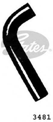 3481 ПАТРУБОК СИСТЕМЫ ОХЛАЖДЕНИЯ GATES 3481
