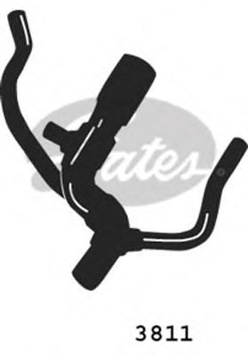 ПАТРУБОК СИСТЕМЫ ОХЛАЖДЕНИЯ РАДИАТОРА ТРОЙНОЙ, FORD MONDEO 1.16 16V, 1.8 16V, 2.0 16V. 3811