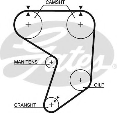 РЕМЕНЬ ГРМ 5195XS-39159 X 1 5195XS