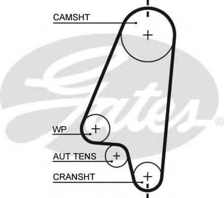   Chevrolet Aveo/Kalos / Daewoo Kalos/Lanos/Nexia / Opel Astra/Combo/Corsa/Kadett/Vectra/Meriva 5310XS Gates