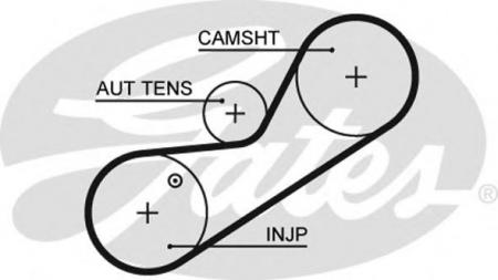 РЕМЕНЬ ГРМ ROVER 200/25/400/45 5546XS