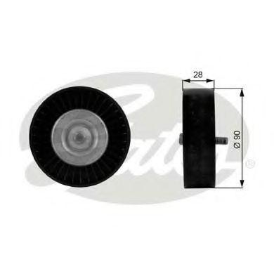 РОЛИК ПРИВОДНОГО РЕМНЯ ОБВОДНОЙ РОЛИК ПРИВОДА ВСПОМОГАТЕЛЬНЫХ АГРЕГАТОВ T36123