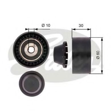 РОЛИК ПРИВОДНОГО РЕМНЯ RENAULT LAGUNA II 2.0DCI 05> T36380