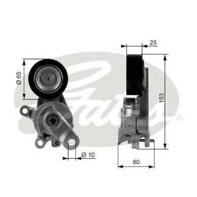 РОЛИК ПРИВОДНОГО РЕМНЯ AUDI. SEAT. SKODA VW 1.4FSI-1.6FSI 16V 02> T38209