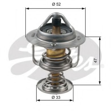 ТЕРМОСТАТ PSA C1, 107, DAIH, TO YARIS, AYGO TH30580G1