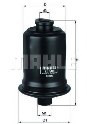 ФИЛЬТР ТОПЛИВНЫЙ HY: ACCENT 00-, COUPE 03-, COUPE 96-02, LANTRA II 95-00, LANTRA II WAGON 96- KL508