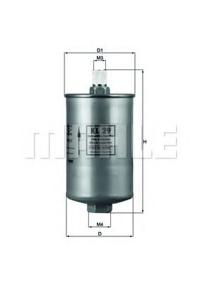   A80 1.6-2.3 / G2 GTI->89 KL29 KNECHT
