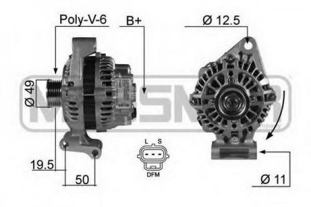  90A 14V  FI/FUS 1.4-1.6 () 210367