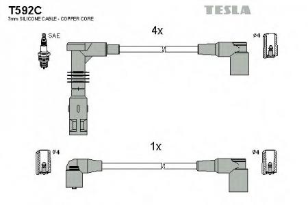   AUDI 100 1992-94, A6 1994-97 2. T592C