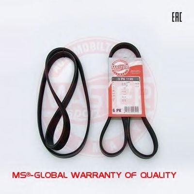 РЕМЕНЬ ПОЛИКЛИНОВЫЙ 6PK1180PCSMS