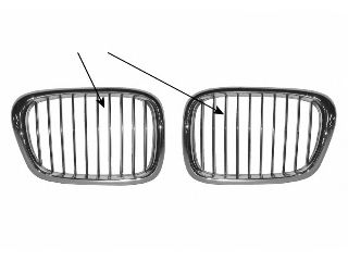 РЕШЕТКА РАДИАТОРА ЛЕВАЯ 0637511