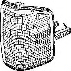 ФОНАРЬ УКАЗАТЕЛЯ ПОВОРОТА ЛЕВЫЙ 3020901