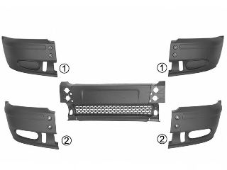 ПЕРЕДН БАМПЕР ЛЕВ FORD TRANSIT 01 1898565