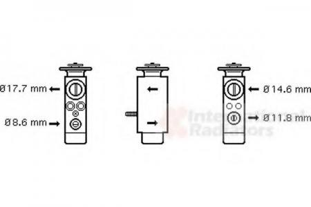 КЛАПАН КОНДИЦИОНЕРА, РАСШИРИТЕЛЬНЫЙ 30001094