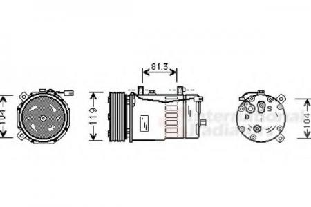 КОМПРЕССОР КОНДИЦИОНЕРА 5800K046