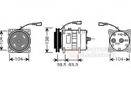 КОМПРЕССОР КОНДИЦИОНЕРА 2800K093