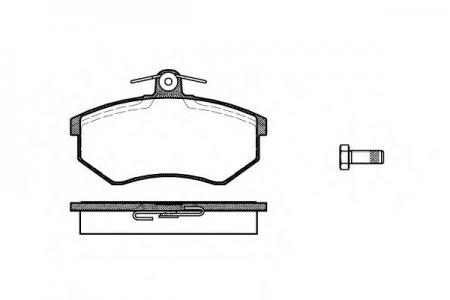  AUDI 80 1.6-1.9D 86-91/VW GOLF II 88-89  P0343.00