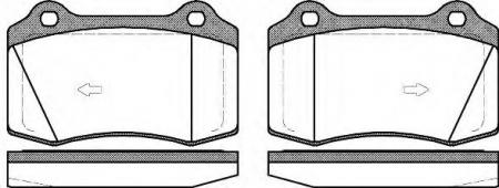 КОЛОДКИ FRD FOCUS 02-04/JAG S-TYPE 97-/XJ 02-/XK 98- ПЕР P5343.55