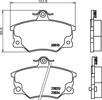     ALFA ROMEO: 145 94-01, 146 94-01, 155 92-97, SPIDER 95-05,  FIAT: ARGENTA 78-86, BARCHETTA 95-, PANDA 80-04, PANDA VAN 86-04, PUNTO 93-99 2083302
