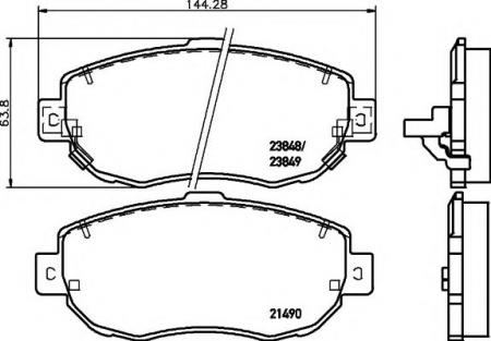     LEXUS: GS 93-97, GS 97-05, IS 99-, IS SPORTCROSS 01-, SC 01-,  TOYOTA: ALTEZZA 99-, ALTEZZA GITA 99- 2149001