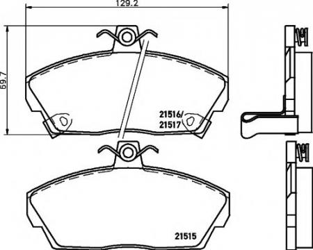     HONDA: CIVIC IV FASTBACK 94-97, CIVIC V AERODECK 98-01, CIVIC V FASTBACK 97-01, CIVIC VI 01-05, CIVIC VI HATCHBACK 01-05, CIVIC VI  01 2151503