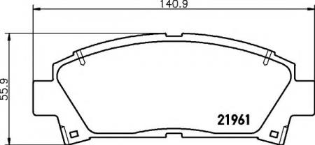     TOYOTA: AVENSIS 97-03, AVENSIS LIFTBACK 97-03, AVENSIS STATION WAGON 97-03, CARINA E 92-97, CARINA E  92-97, MR 2 89-00 2196102