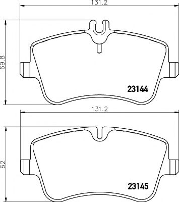     MERCEDES-BENZ: C-CLASS 00-, C-CLASS T-MODEL 01-, C-CLASS  01-, CLC-CLASS 08-, CLK 02-, CLK  03-, SLK 05- 2314402