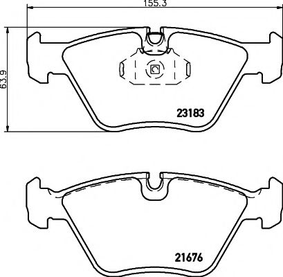    BMW: 3 99-05, 3 TOURING 99-05, 3  00-, 3  00-, X3 04-,  MG: MG ZT 03-, MG ZT- T 03- 2318302