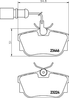     FORD: GALAXY 00-,  SEAT: ALHAMBRA 96-,  VW: SHARAN 97-, TRANSPORTER IV C   90-03, TRANSPORTER IV  90-03, TRANSPORTE 2344605