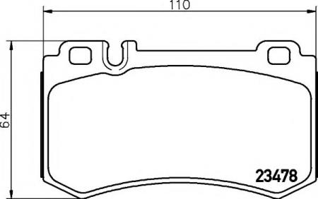     MERCEDES-BENZ: CLS 05-, E-CLASS 02-, E-CLASS T-MODEL 03-, S-CLASS 99-05, S-CLASS  03-06, SL 01-, SLK 04-, SLR 04- 2347801
