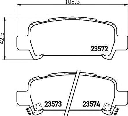     SUBARU: FORESTER 97-02, FORESTER 02-, IMPREZA 95-00, IMPREZA 00-, IMPREZA  95-00, IMPREZA  00-, IMPREZA  95-00, LEGACY 2357202