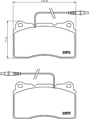    CITROEN: C8 02-,  FIAT: ULYSSE 02-,  LANCIA: PHEDRA 02-,  PEUGEOT: 607 00-, 807 02- 2357501