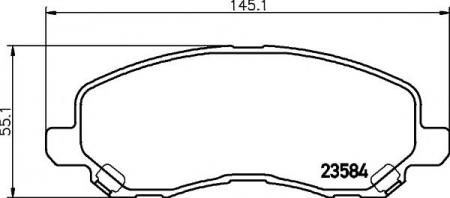     CHRYSLER: SEBRING 2.0 CRD/2.0 VVT/2.7 VVT/3.5 AWD 07-, SEBRING  2.0 CRD/2.7/2.7 VVT 07-  DODGE: AVENGER 2.0/2.0 CRD/2.7 FLEX-FUEL 0 2358403