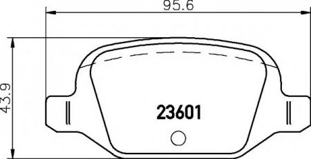     FIAT: 500 07-, PANDA 04-, PUNTO 99-,  LANCIA: YPSILON 03- 2360102