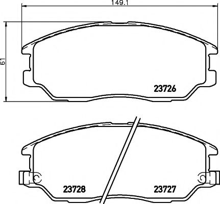    HY: CENTENNIAL 99-, XG 03-,  KIA: OPIRUS 03-,  SSANGYONG: RODIUS 05-, STAVIC 05- 2372601