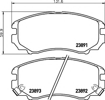     HY: COUPE 02-, SONATA IV 01-04, SONATA V 05-, TUCSON 04-,  KIA: MAGENTIS 05-, MAGENTIS 01-, SPORTAGE 04- 2389101