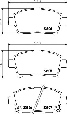     TOYOTA: MR 2 00-, PRIUS  03- 2390401