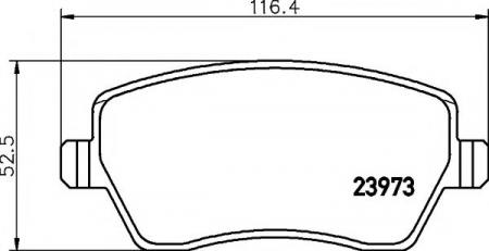     NISSAN: MICRA 03-, MICRA C+C 05-, NOTE 06-, TIIDA  07-, TIIDA  07-,  RENAULT: CLIO Grandtour 08-, CLIO III 05-, MODUS 04- 2397301 TEXTAR